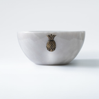 Ananas Detaylı Mermer Kase