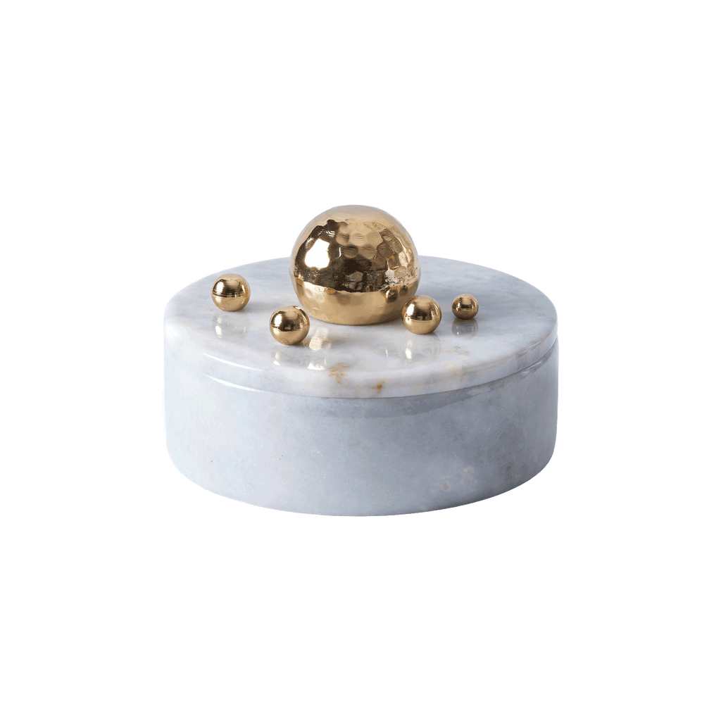 Altın Toplu Mermer Kutu